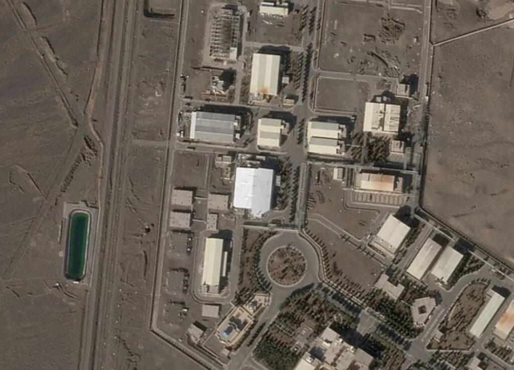 Satellite images reveal attack on Iranian nuclear facility