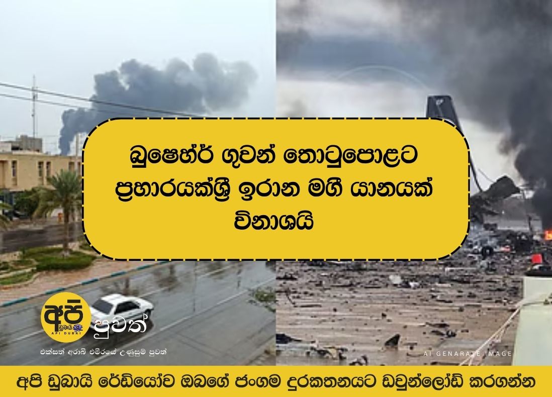 Attack on Bushehr Airport: Iranian passenger plane destroyed