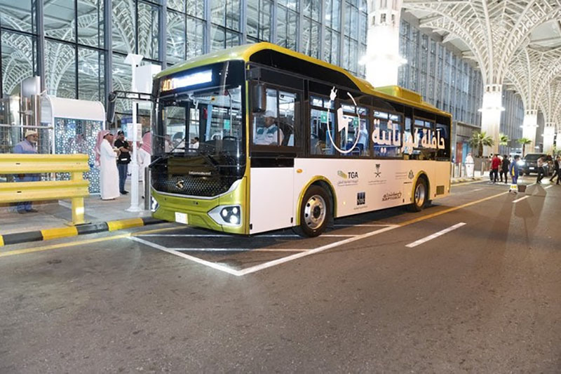 Electric bus service inagurated